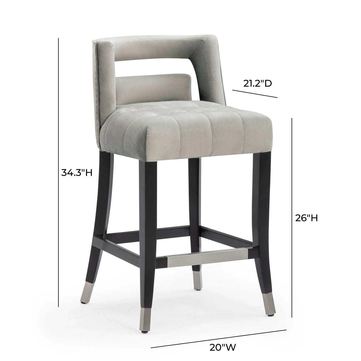 Hart Performance Velvet Stool