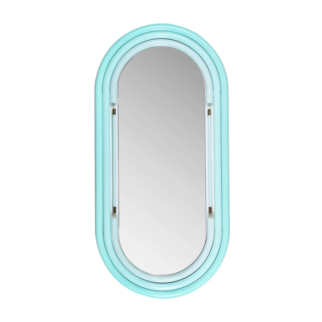 Neon Oval Wall Mirror (26"X50"-28"X58")