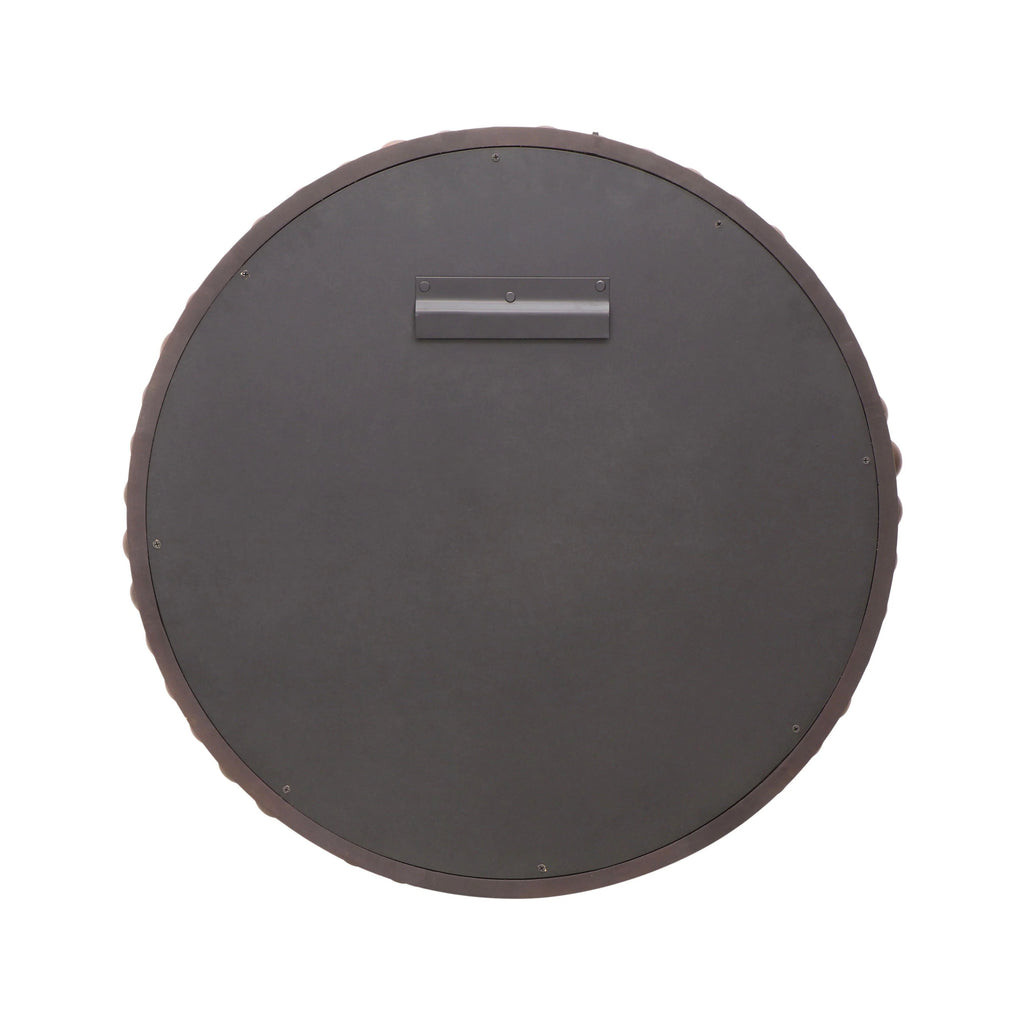 Baria Black Wooden Mirror