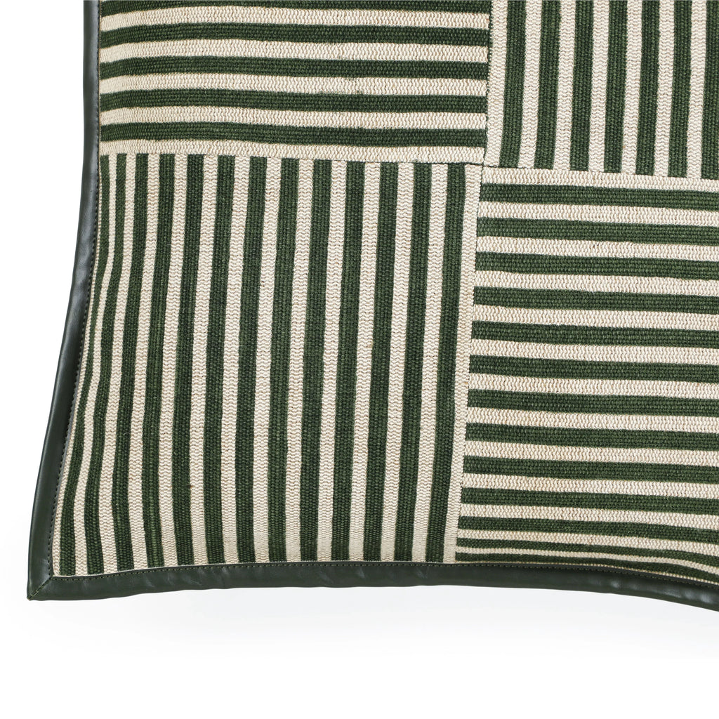Kora 20" Cotton Jute Contract-Grade Throw Pillow