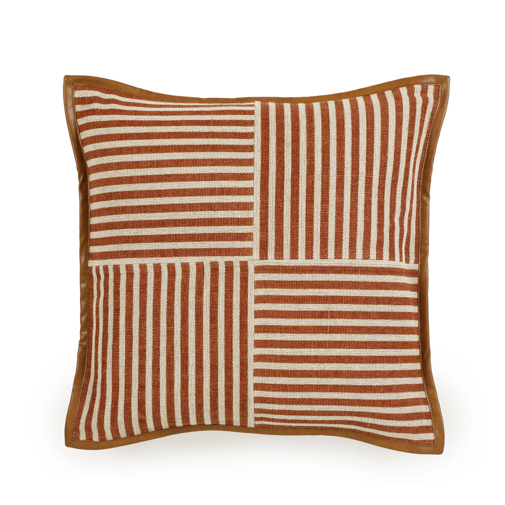 Kora 20" Cotton Jute Contract-Grade Throw Pillow