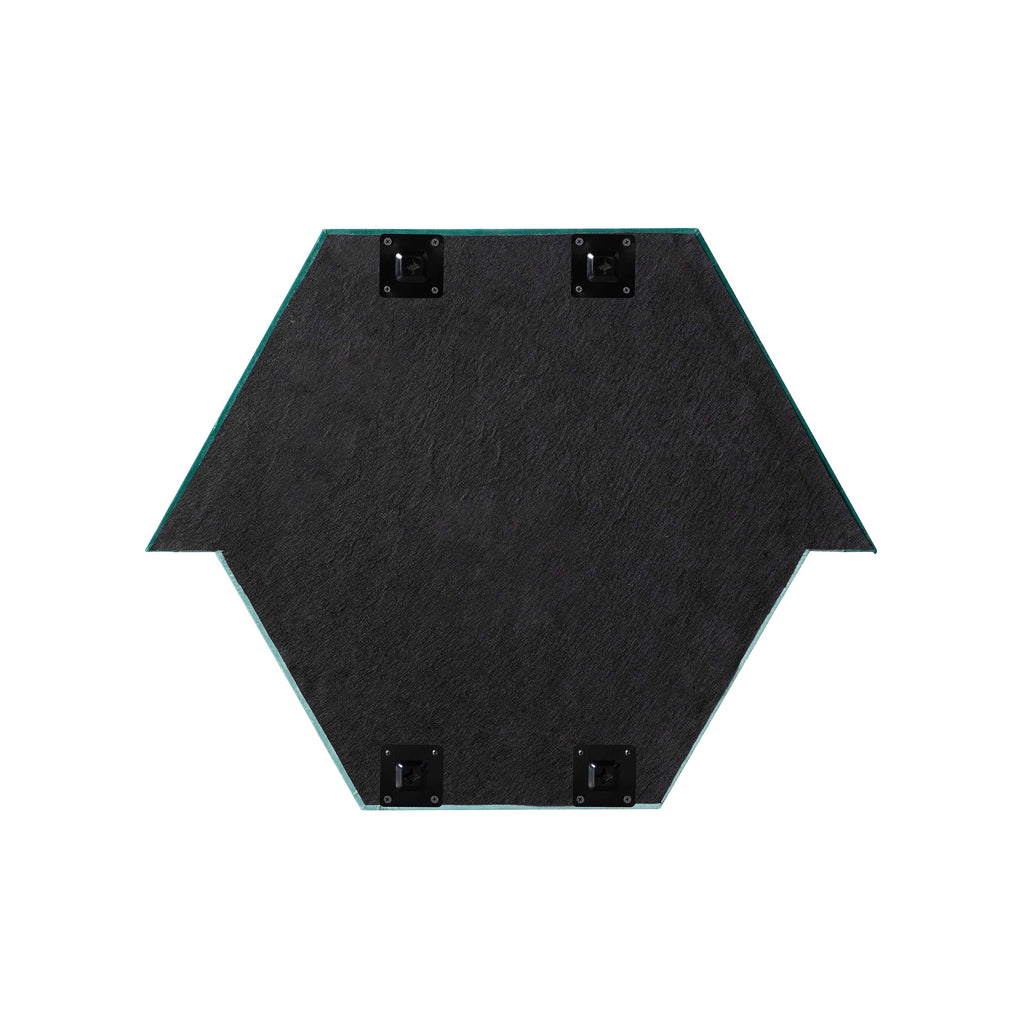 Lally 31.5"X24" Velvet Prism Wall Mirror