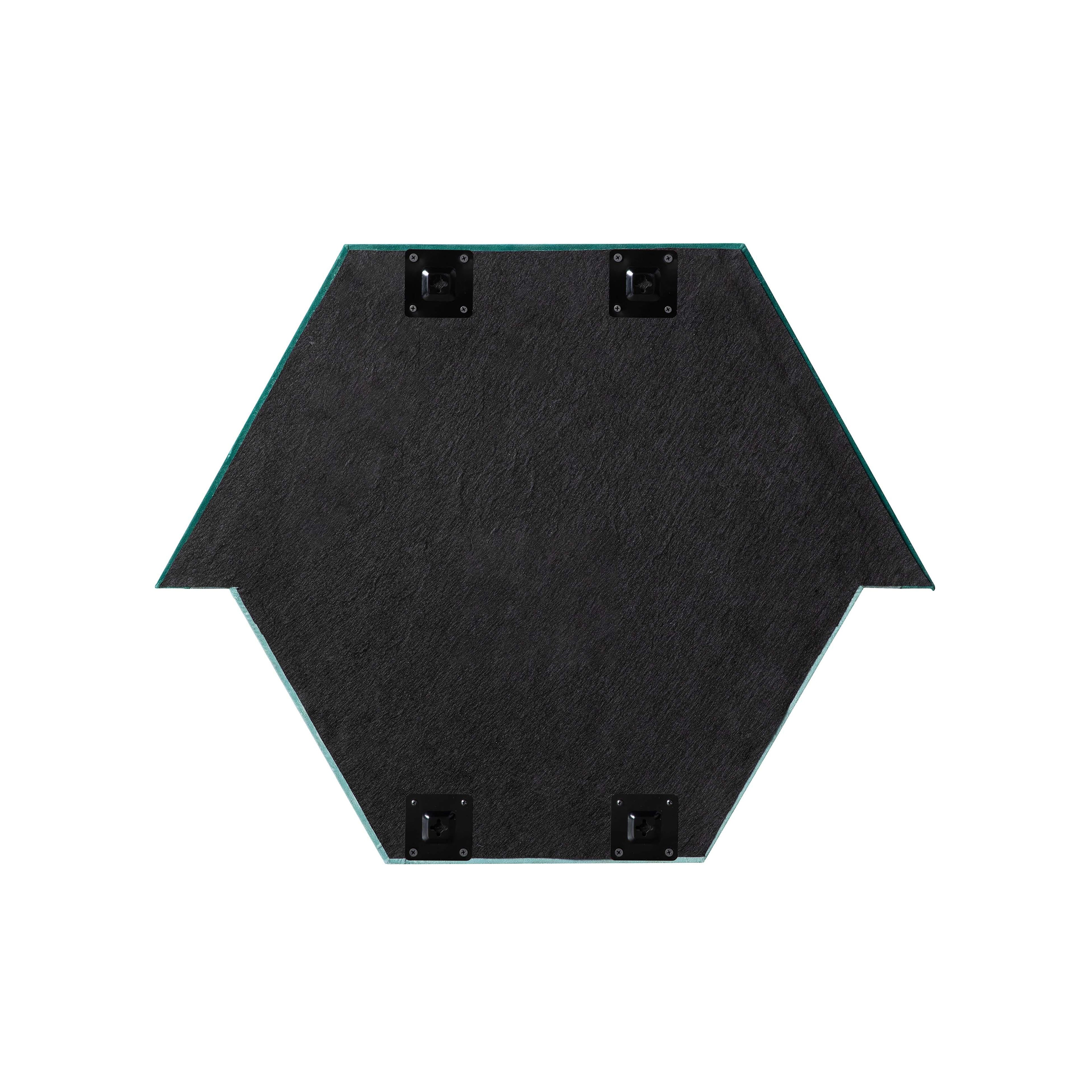 Lally 31.5"X24" Velvet Prism Wall Mirror