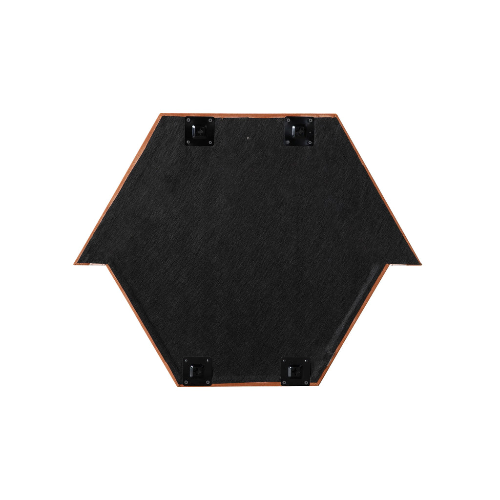 Lally 31.5"X24" Velvet Prism Wall Mirror