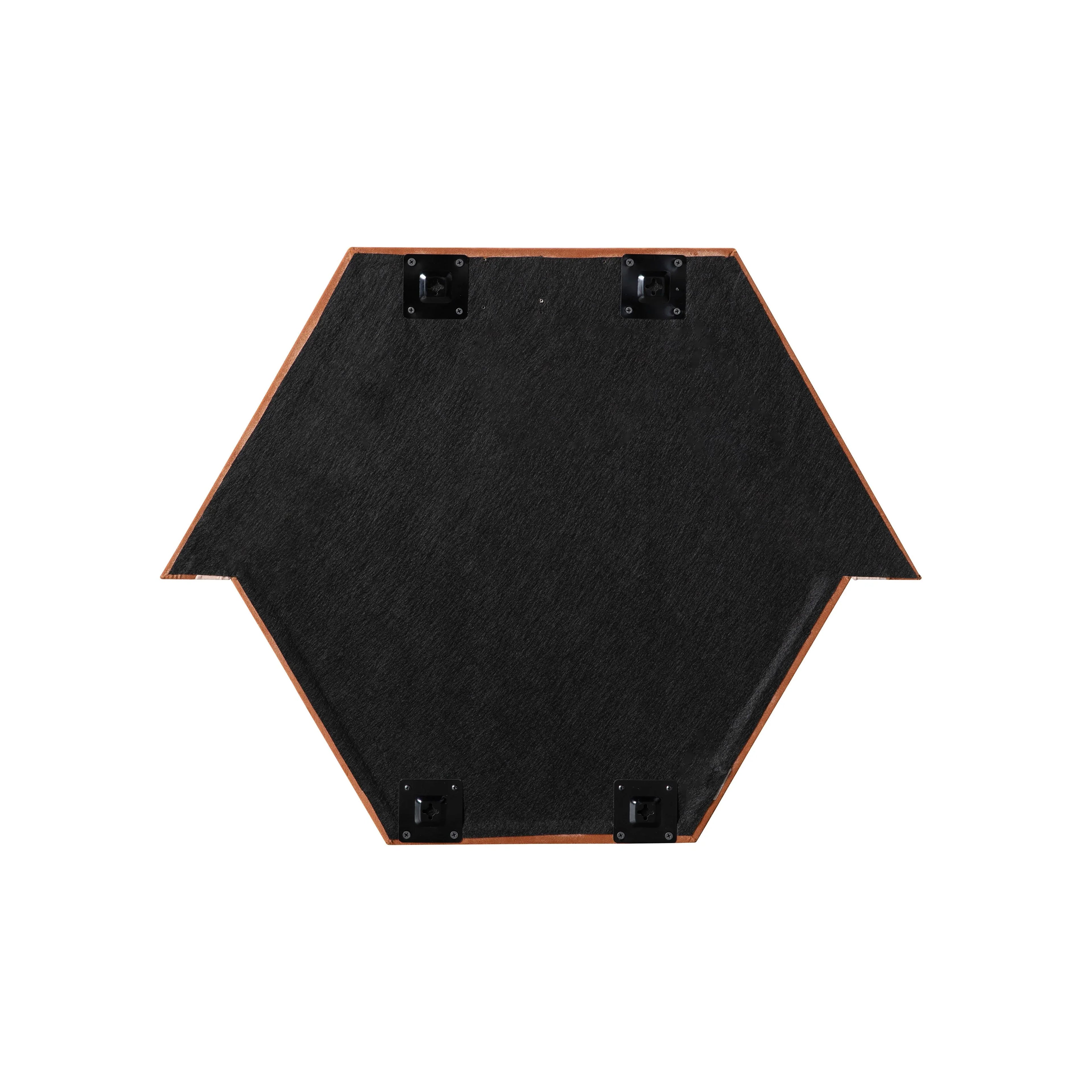 Lally 31.5"X24" Velvet Prism Wall Mirror