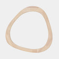 Klaryss Natural Wood Triangular Mirror