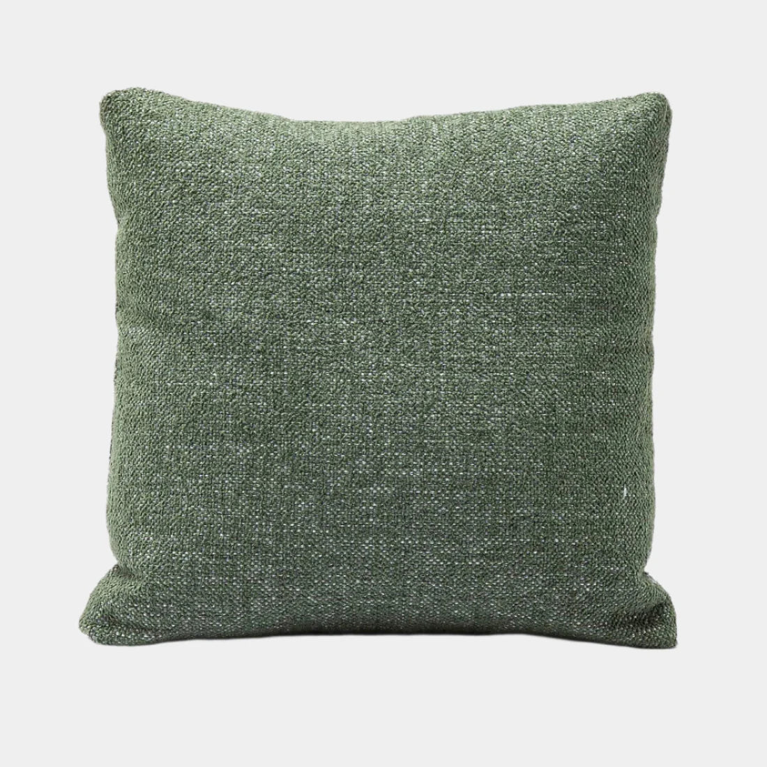 Malolo Green Basketweave Square Vegan-Down Pillow