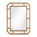 Cienna 24"x32" Natural Rattan Wall Mirror
