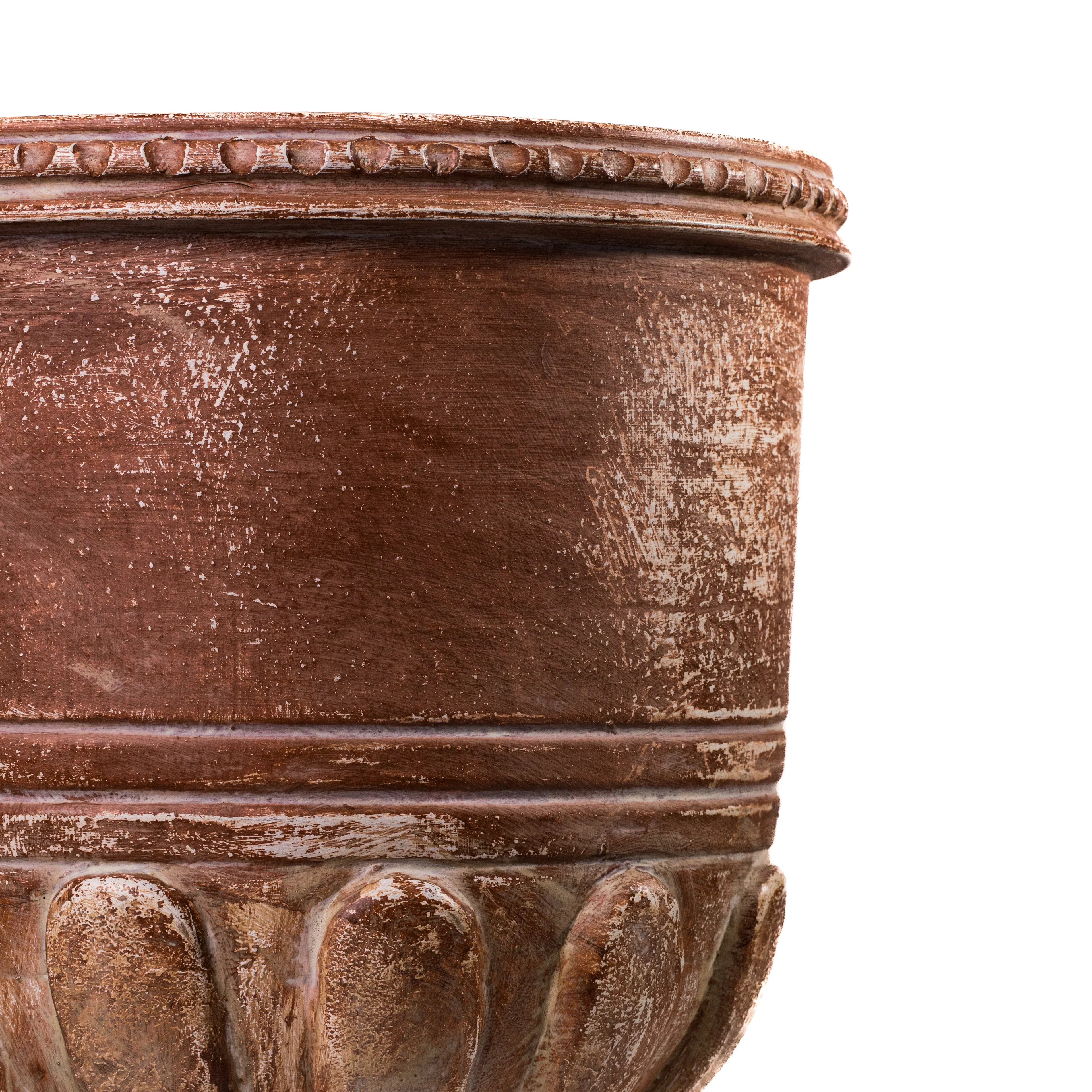Visha Grecian Terracotta Decorative Vase