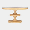 Apollonia 51" Natural Rattan Round Dining Table