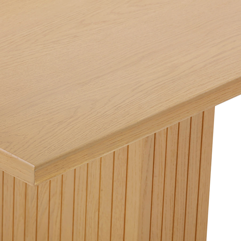 Chelsea 96" Oak Wood Rectangular Dining Table
