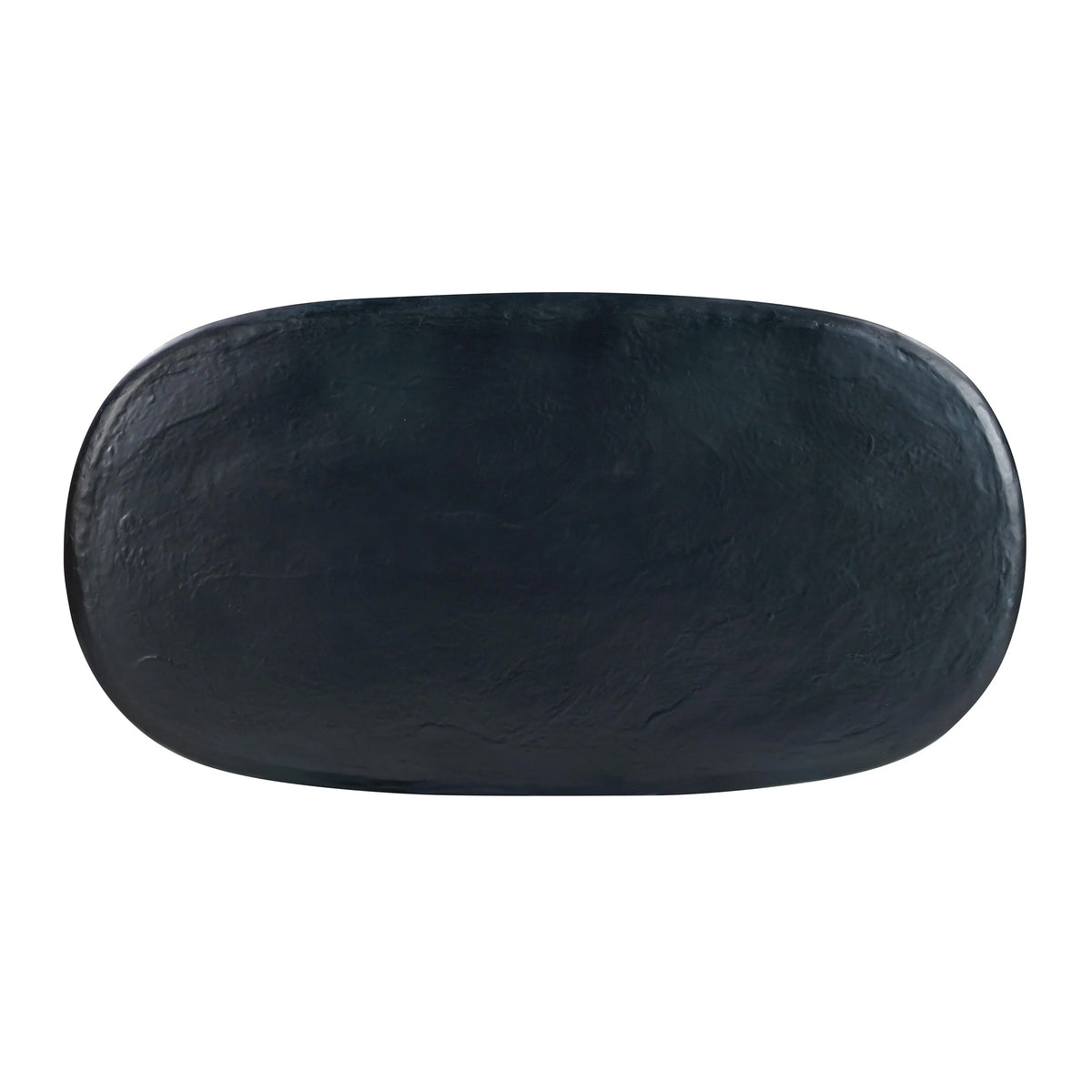 Elika 80" Faux Plaster Indoor / Outdoor Oval Dining Table