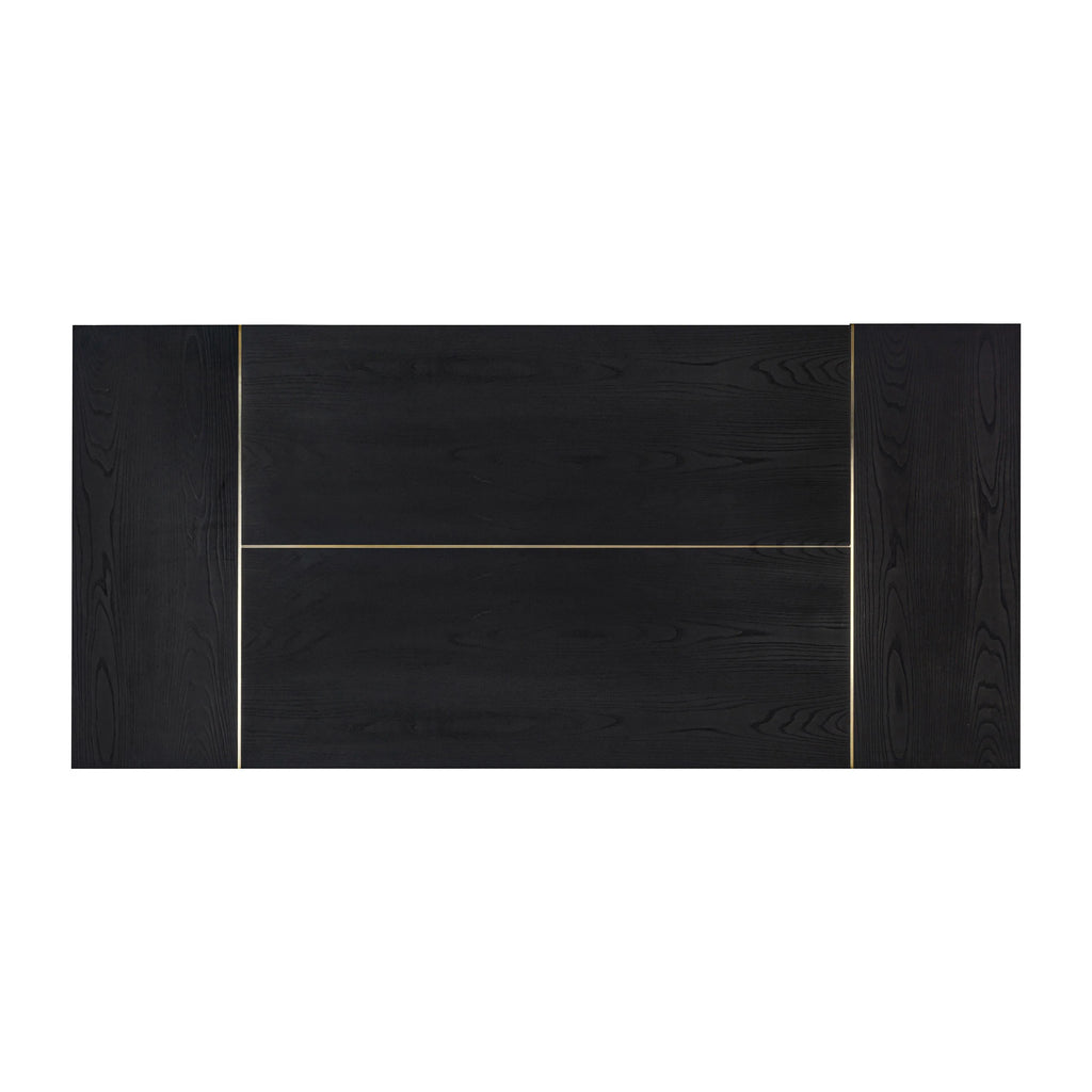 Shiloh 102" Black Ash Rectangular Dining Table