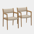 Ari Cream Performance Vegan Leather Dining Chair - Set of 2