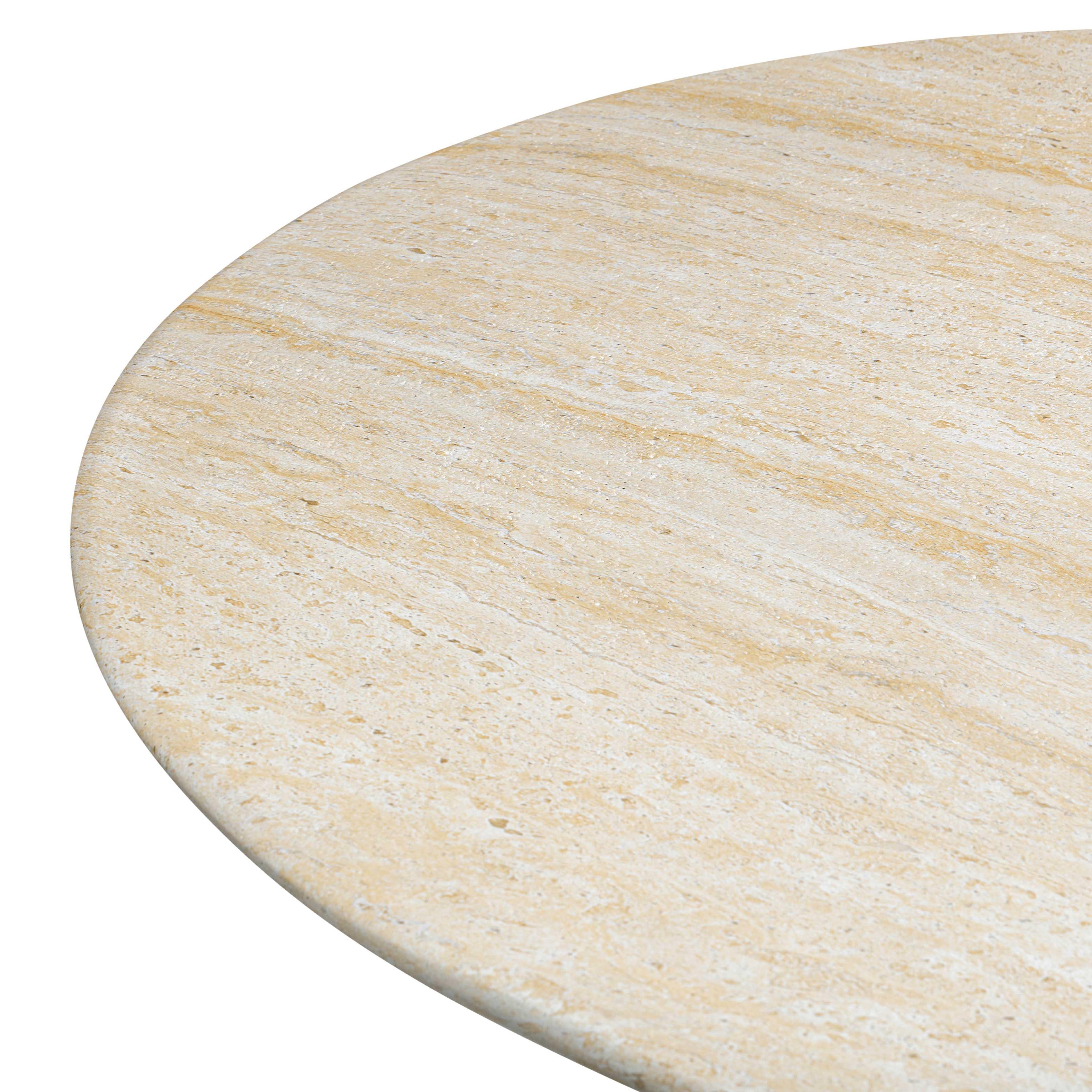 Brut 86" Concrete Patterned Indoor/Outdoor 86" Oval Dining Table