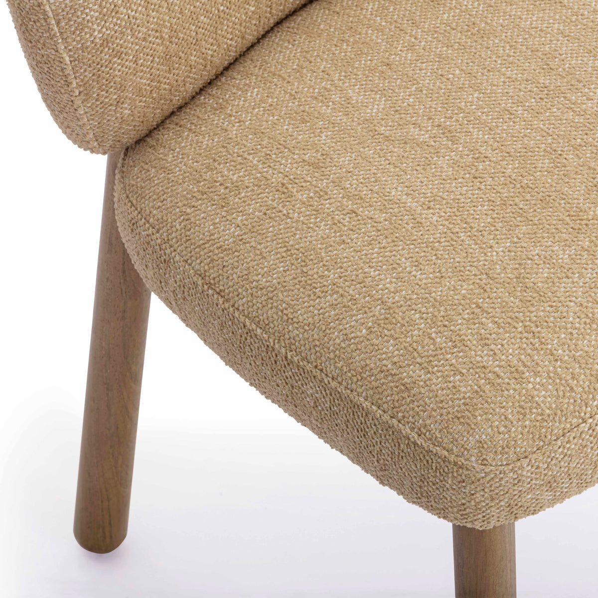 Foxy Textured Performance Fabric Dining Chair