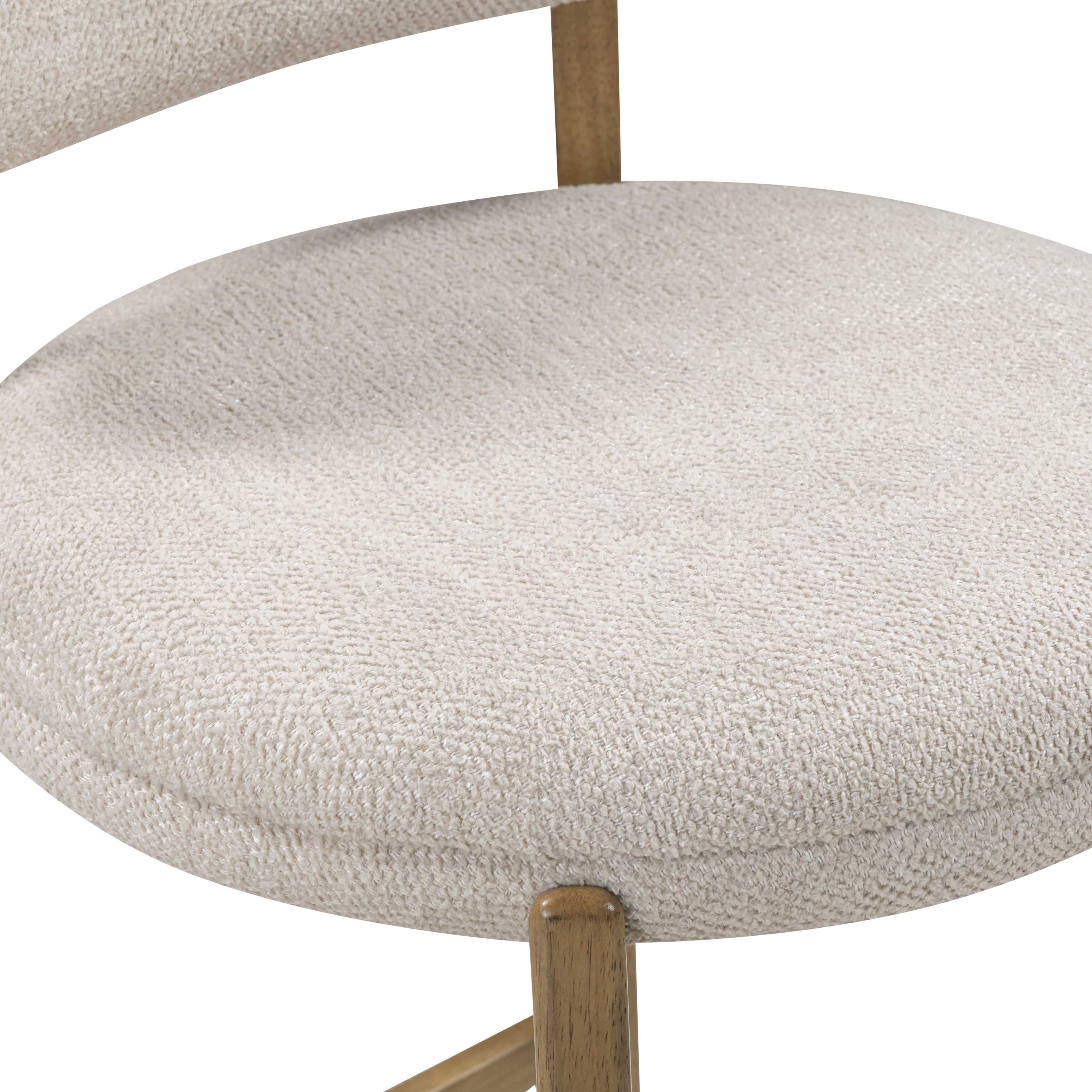 Carnation Performance Fabric Counter Stool