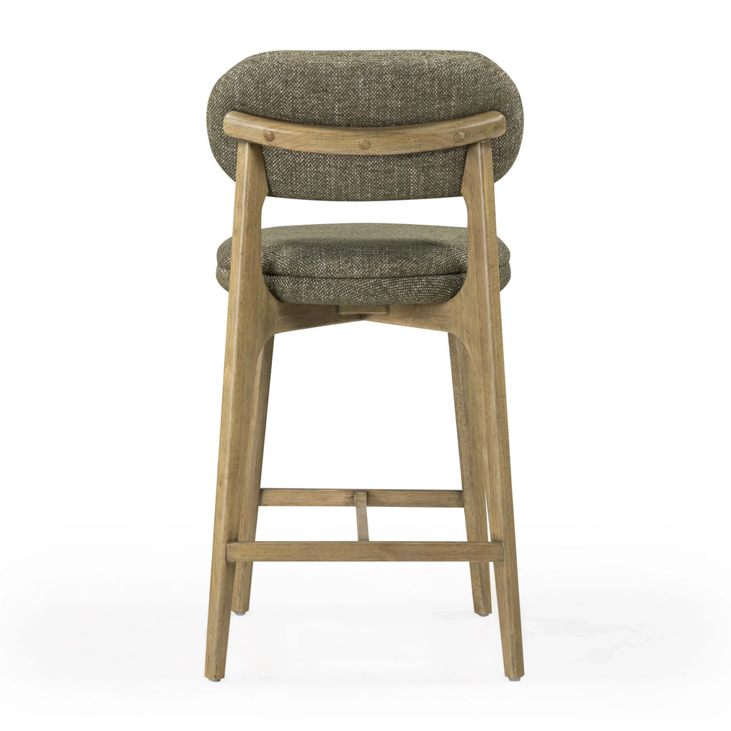 Carnation Performance Fabric Counter Stool