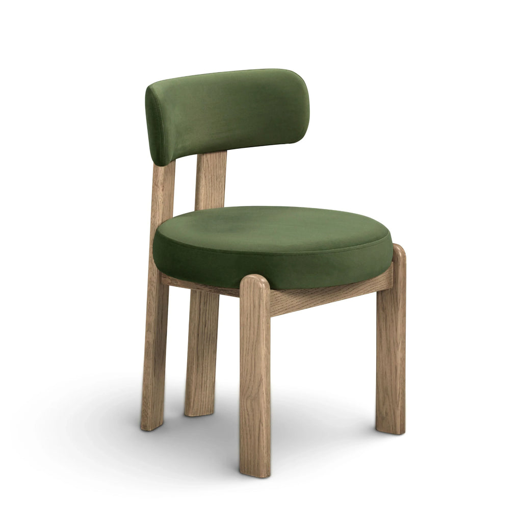 Odessa Green Performance Velvet Dining Chair
