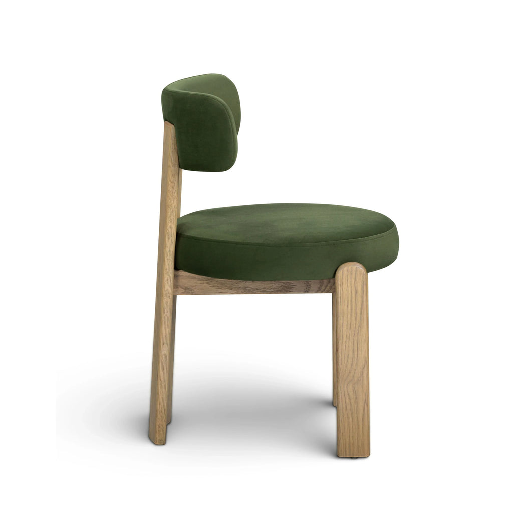 Odessa Green Performance Velvet Dining Chair