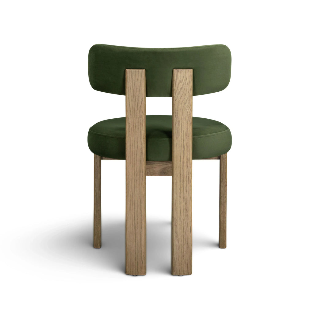 Odessa Green Performance Velvet Dining Chair