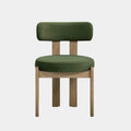 Odessa Green Performance Velvet Dining Chair