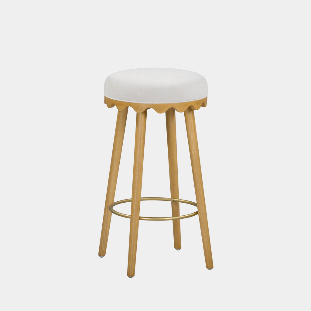Oodle Performance Vegan Mohair Stool
