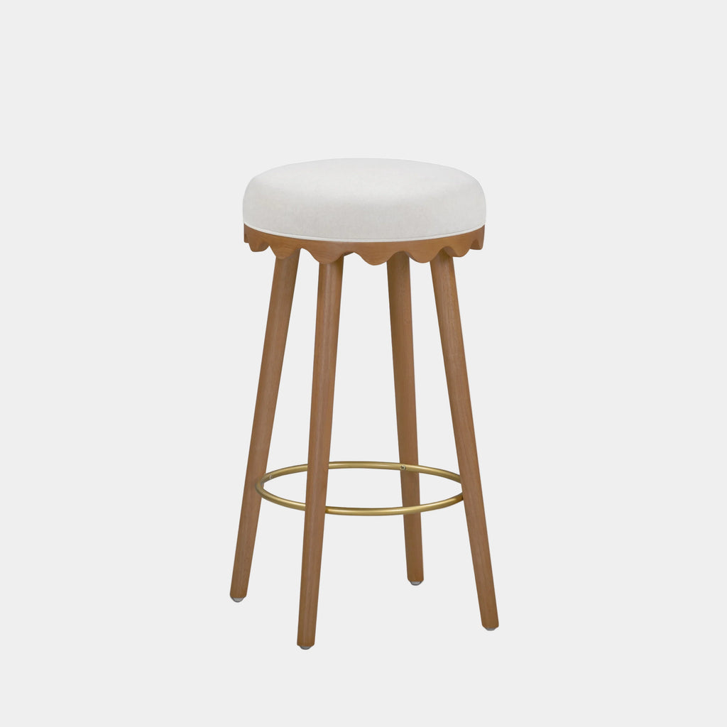 Oodle Performance Vegan Mohair Stool