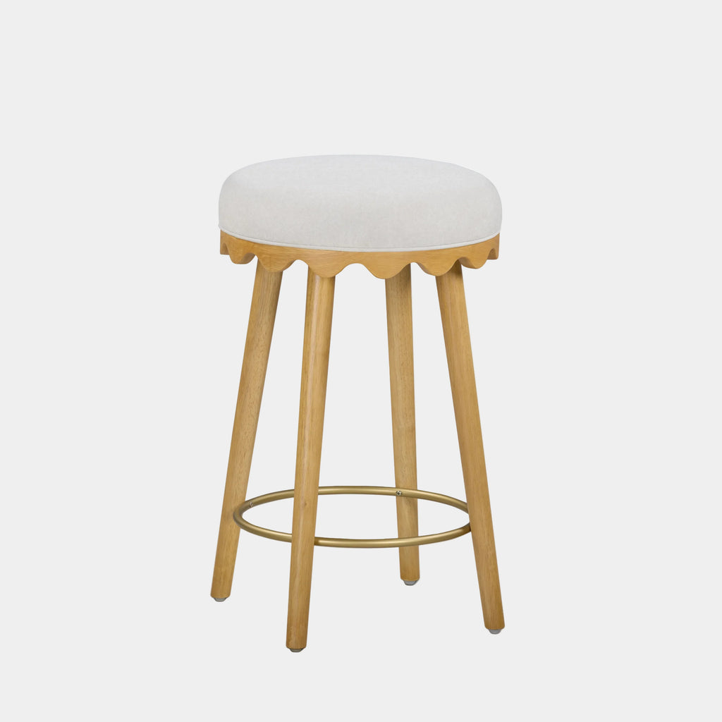 Oodle Performance Vegan Mohair Stool