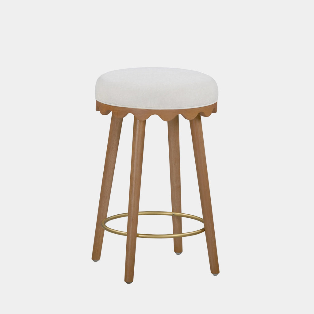 Oodle Performance Vegan Mohair Stool