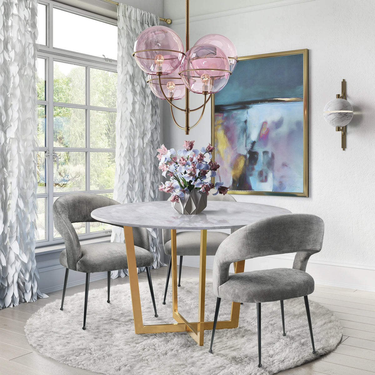 Rocco Performance Velvet Dining Chair