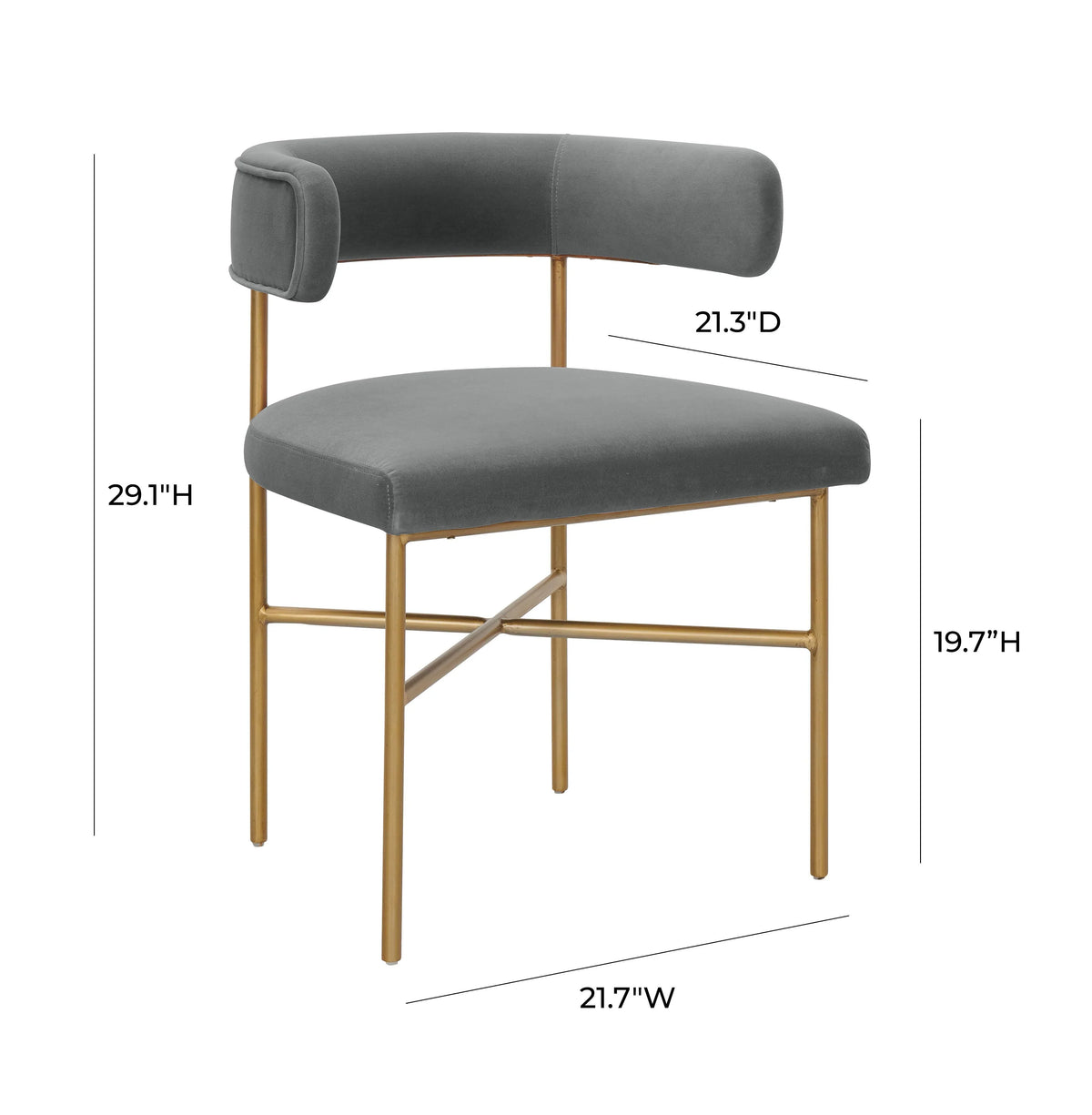 Kim Performance Velvet Dining Chair