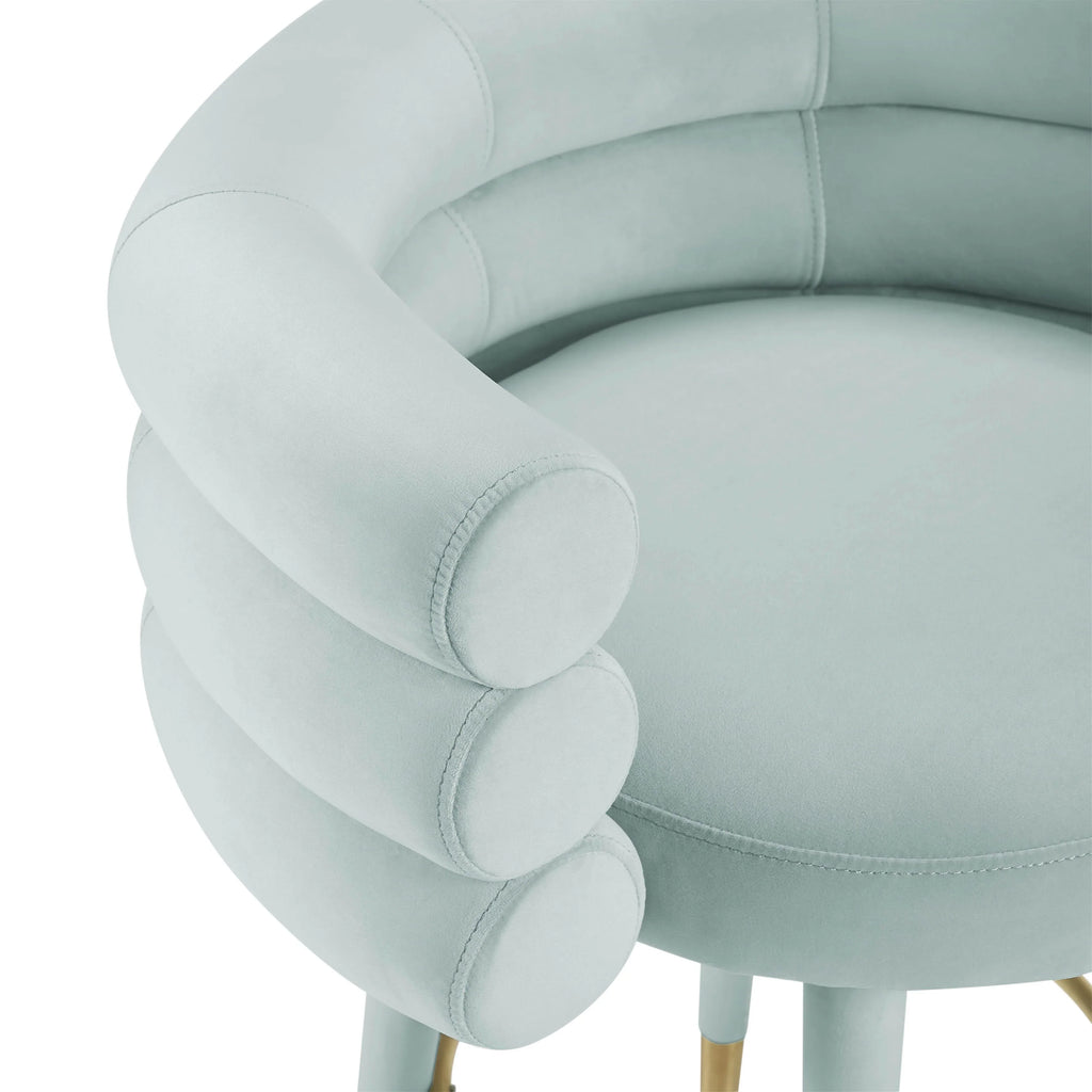 Betty Performance Velvet Stool