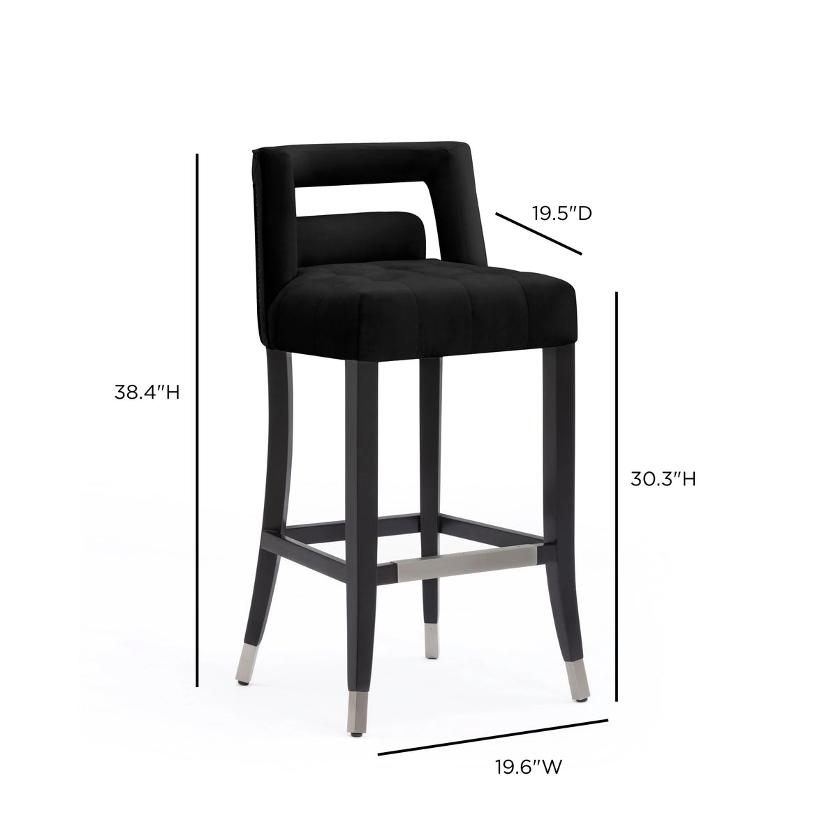 Hart Performance Velvet Stool