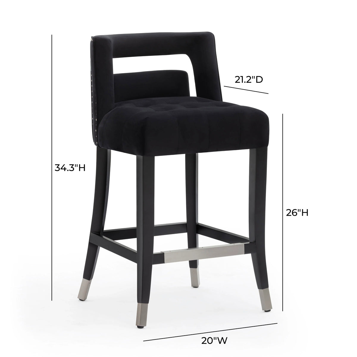 Hart Performance Velvet Stool