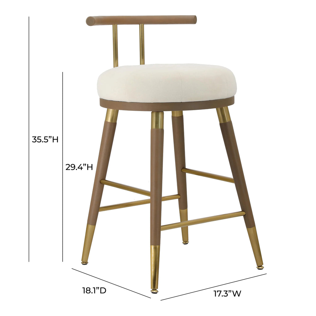 Juniper Performance Velvet Stool