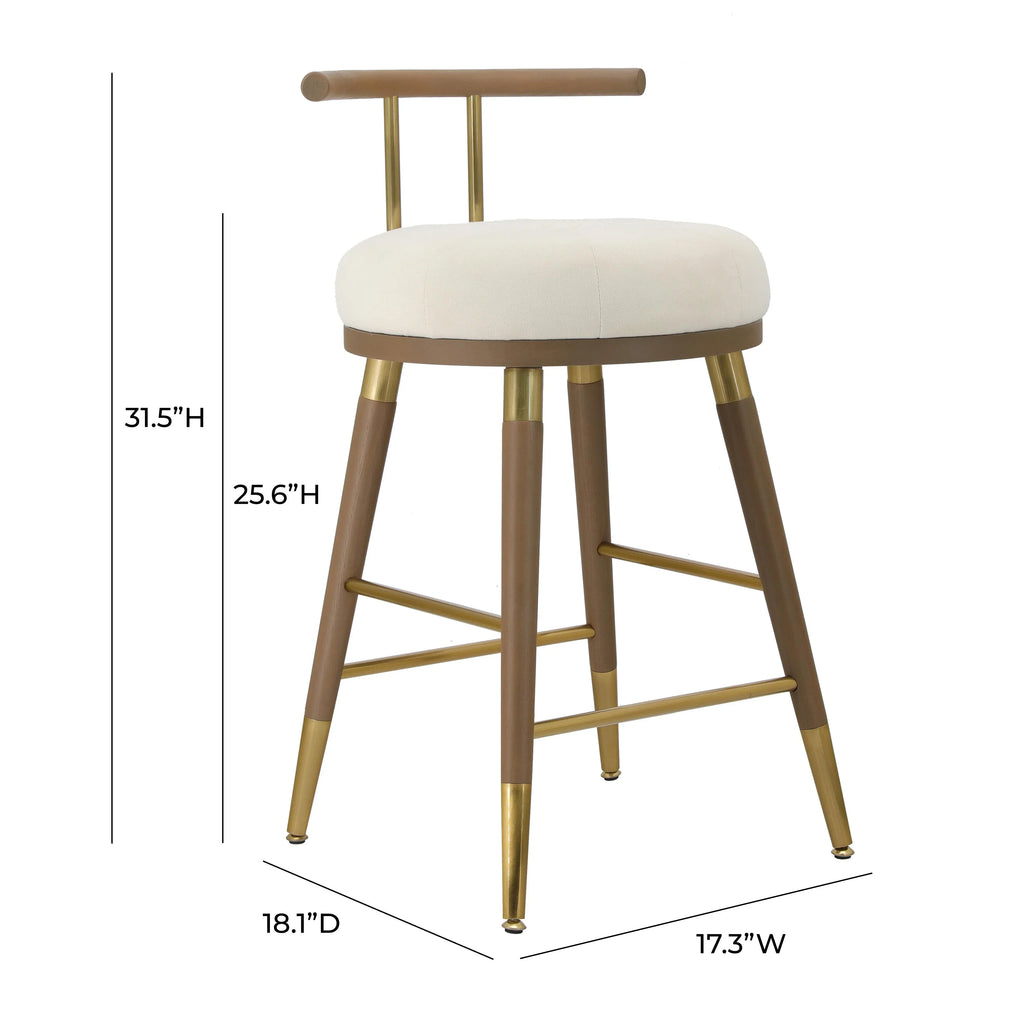 Juniper Performance Velvet Stool