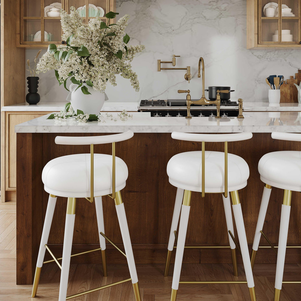 Juniper Performance Vegan Leather Stool