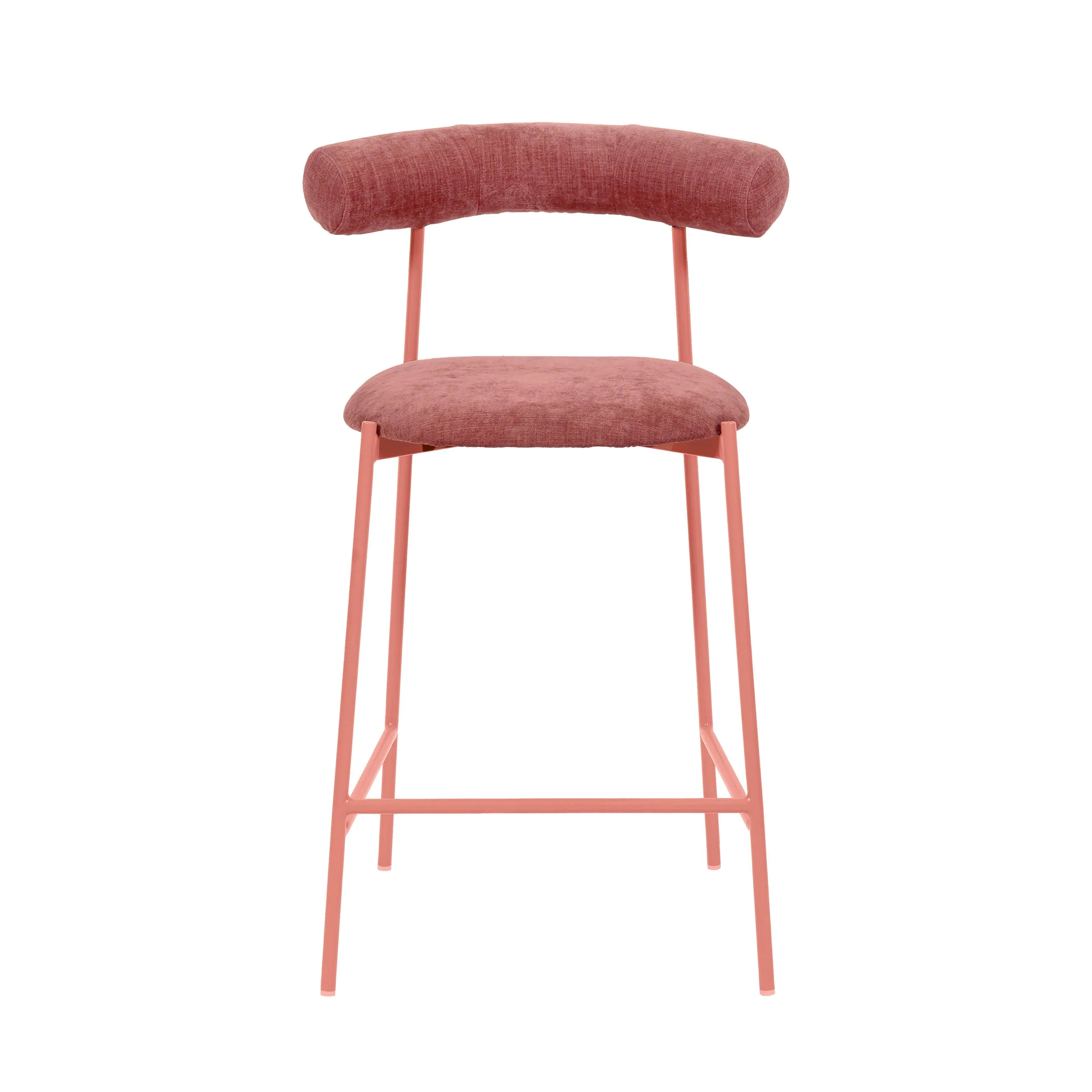 Liliana Performance Velvet Stool