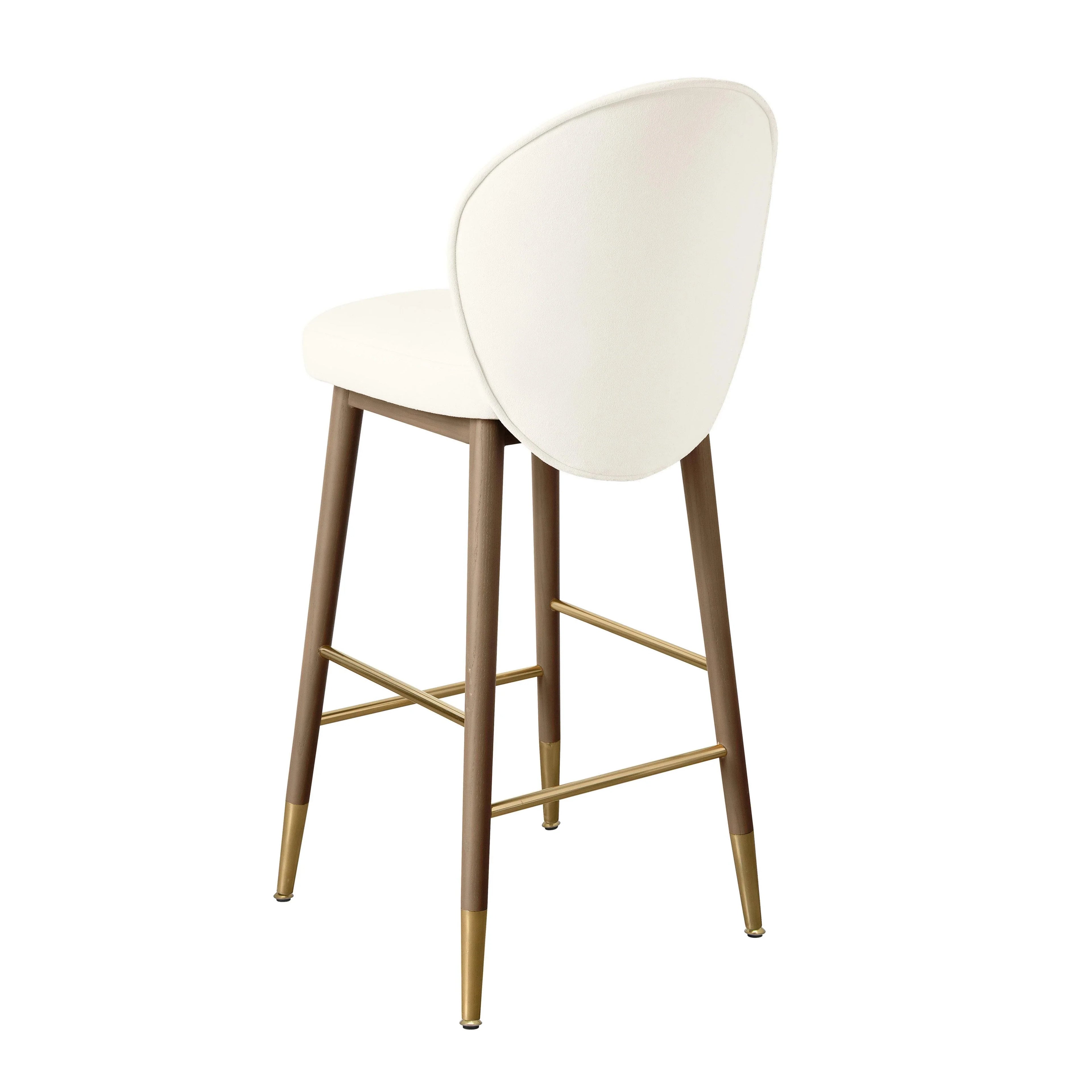 Hailey Performance Velvet Stool