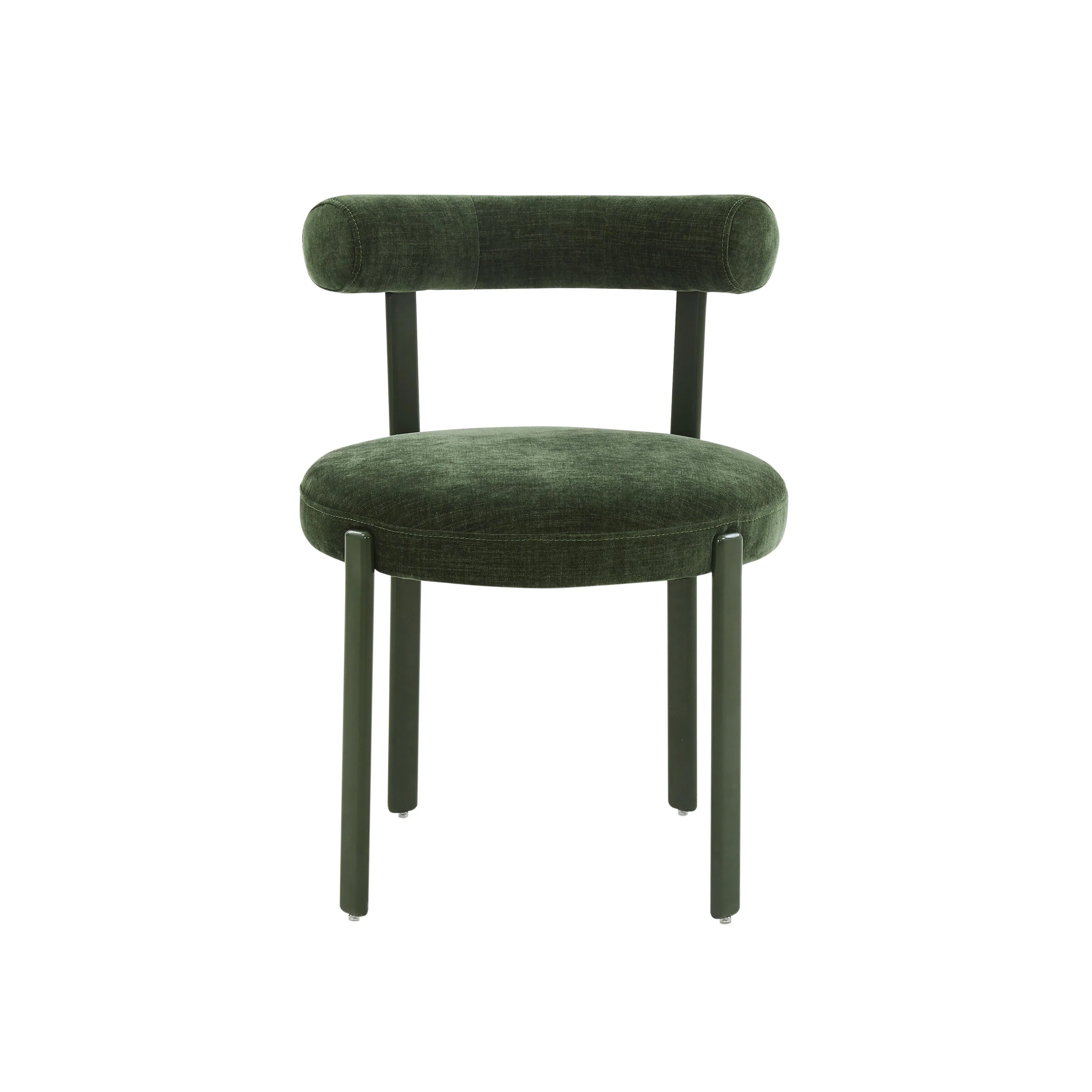 Margaret Performance Chenille Bolster Back Dining Chair