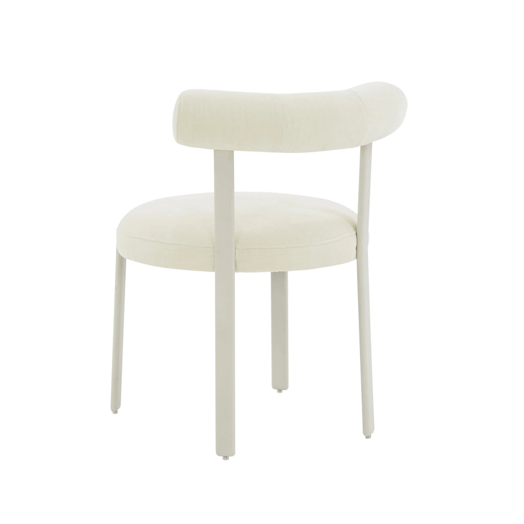 Margaret Performance Chenille Bolster Back Dining Chair