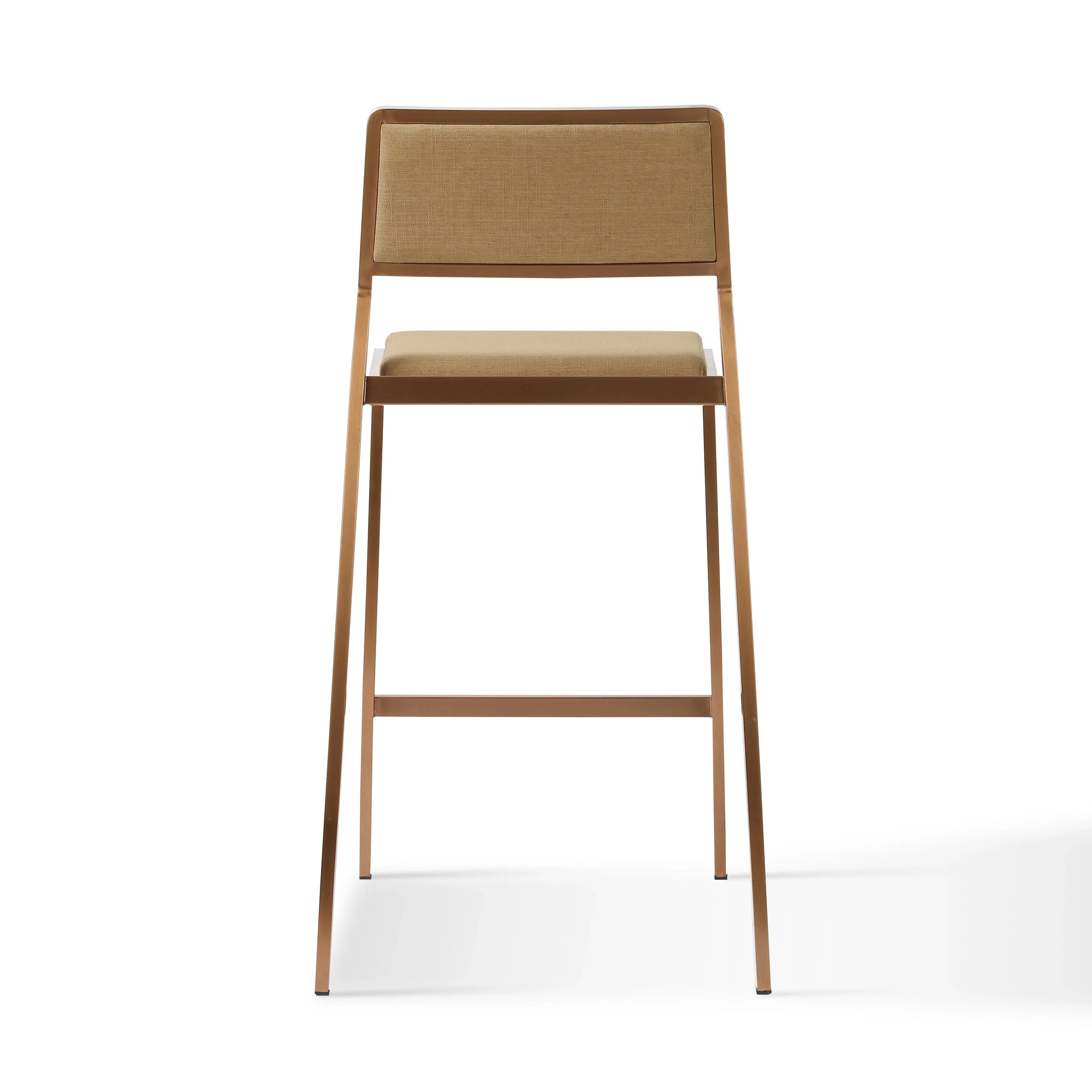 Gale Tan Basketweave Stackable Stool - Set of 2