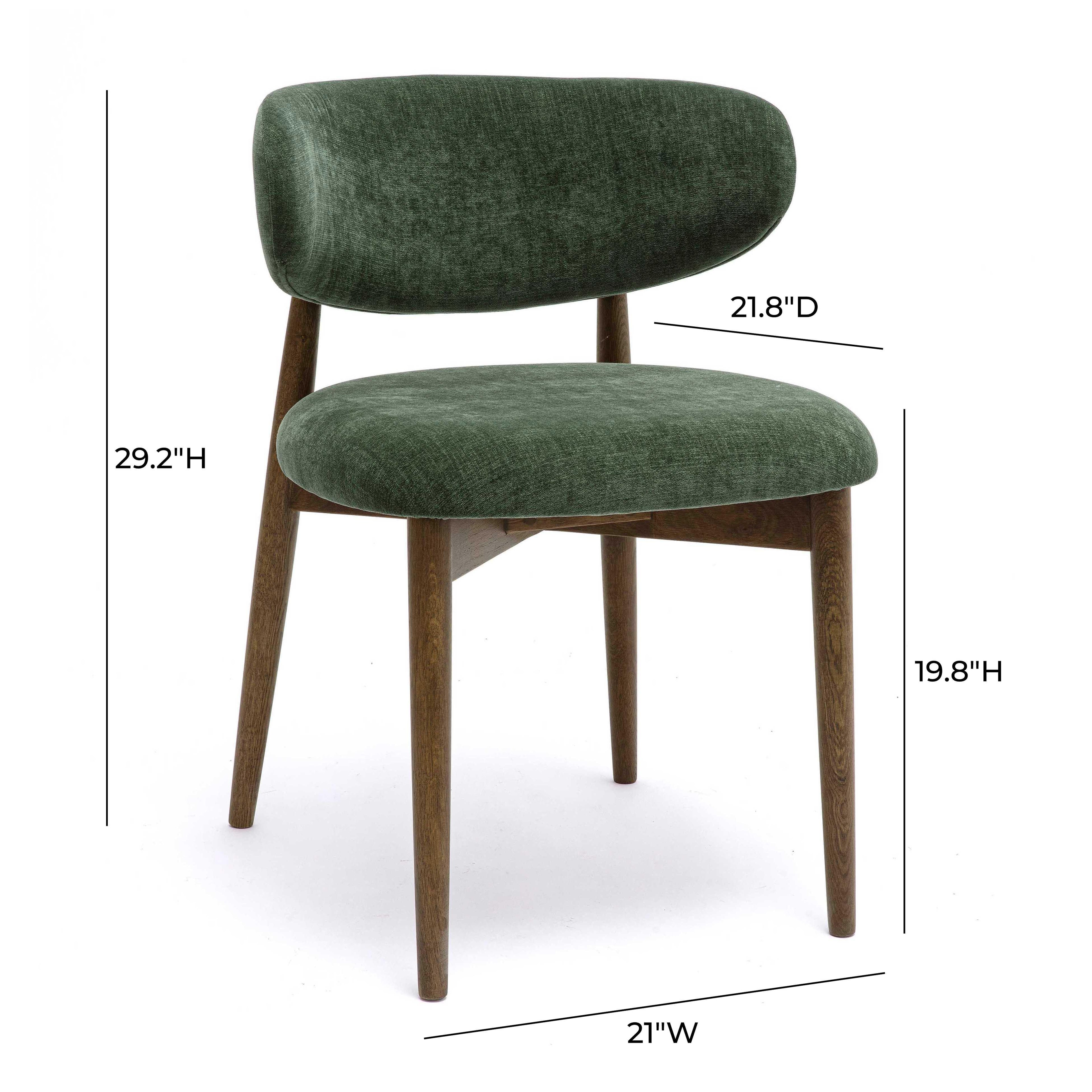 Zinea Performance Textured Velvet Dining Chair