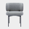 Maureen Speckled Grey Performance Boucle Dining Chair