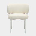 Maureen Cream Performance Upcycled Linen Dining Chair