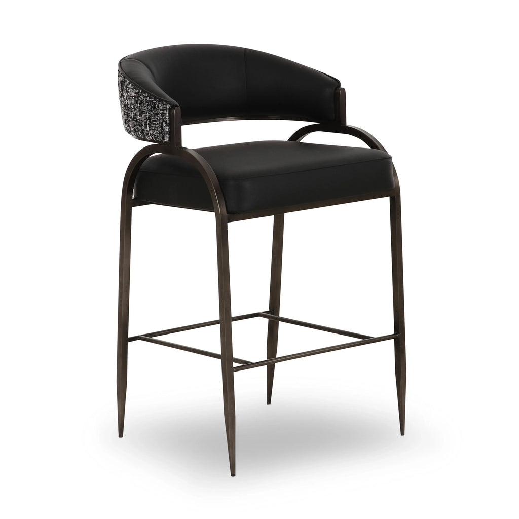 Tatum 2-Tone Performance Vegan Leather Counter Stool