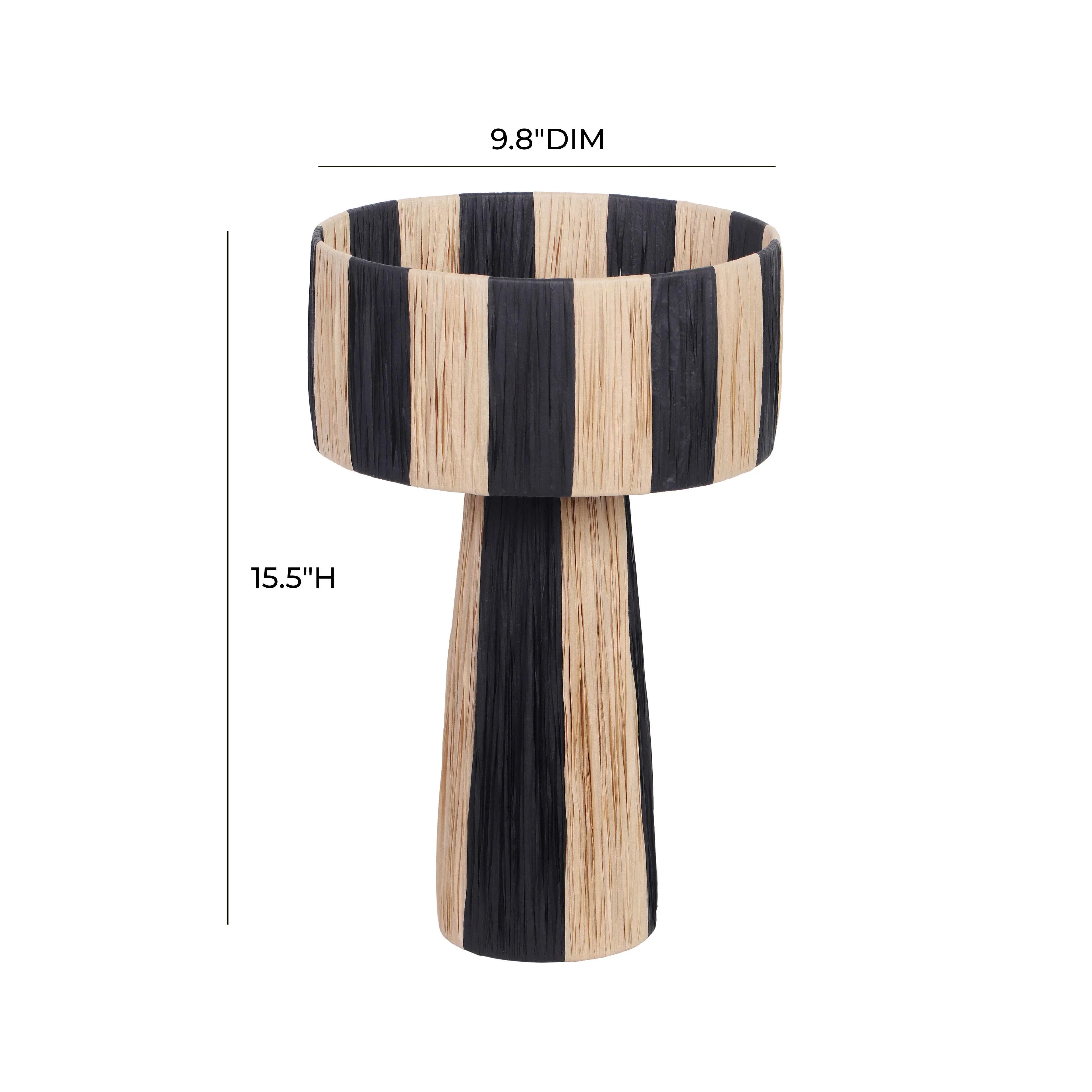 Shelby Raffia Table Lamp