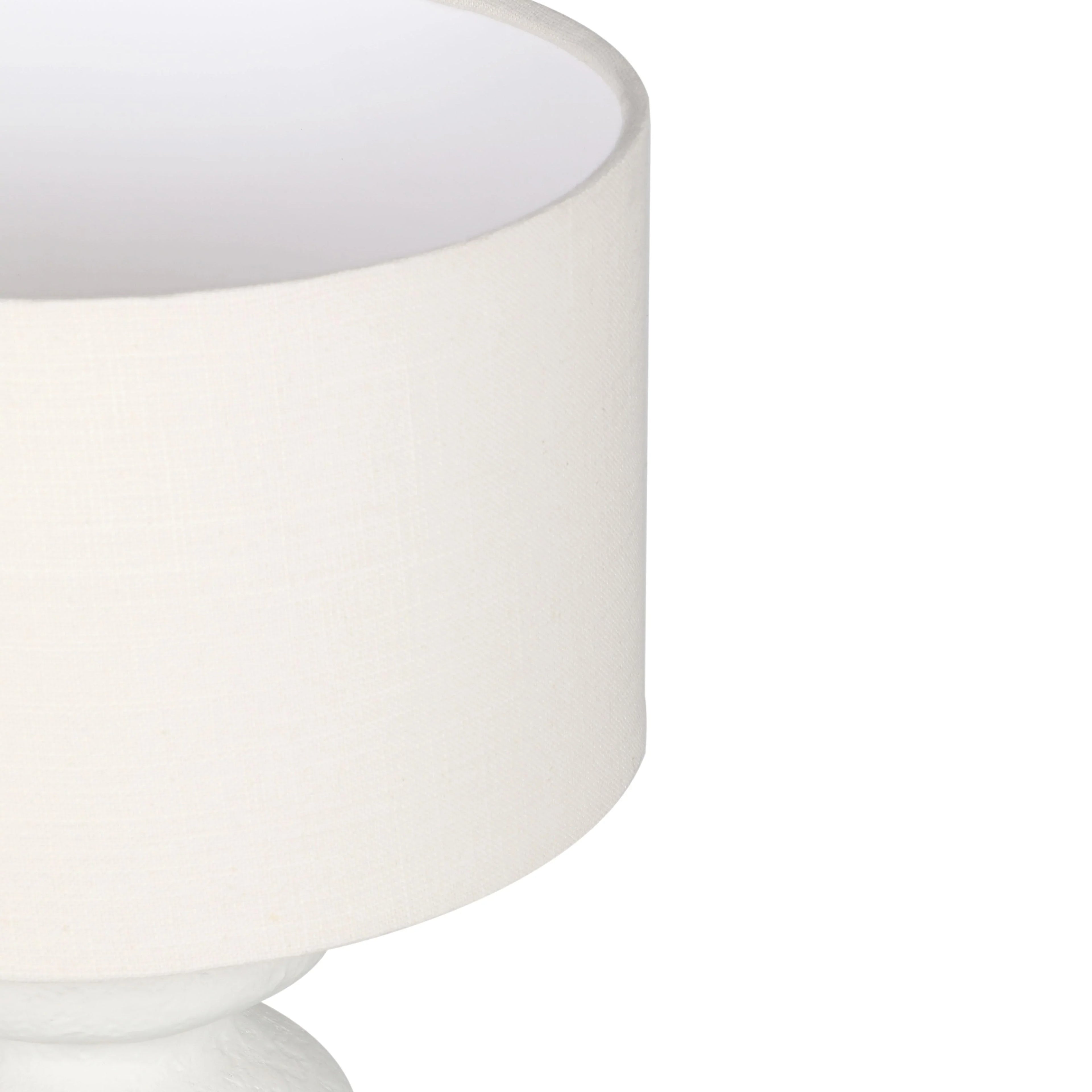 Riviera Cream Textured Table Lamp
