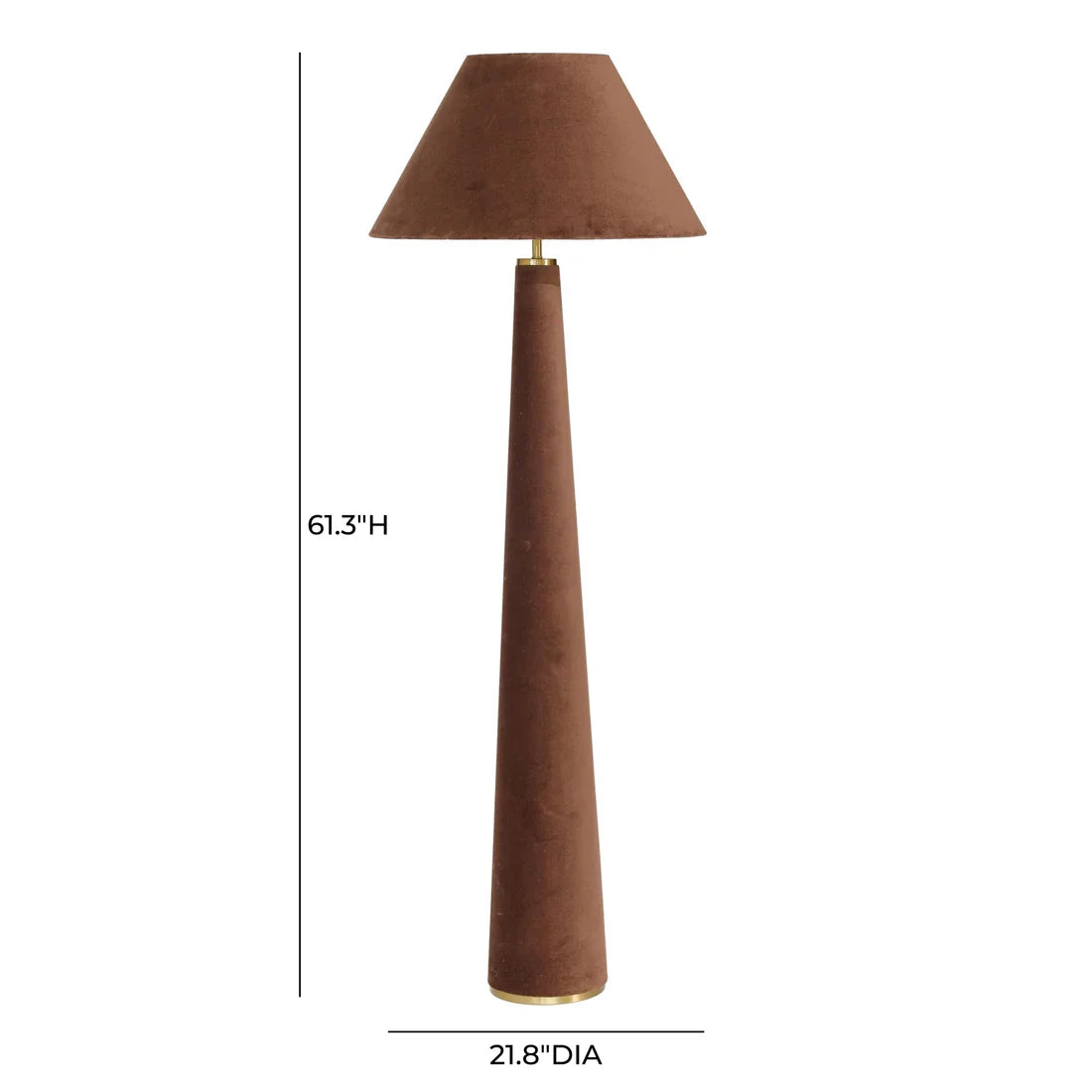 Graham Velvet Floor Lamp